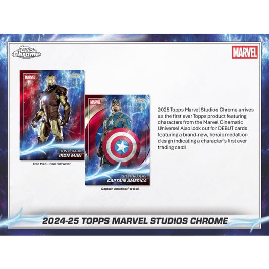 2025 Topps Marvel Studios Chrome Hobby Box