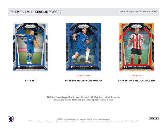 Panini Prizm Premier League Soccer 2020/21 Hobby Box