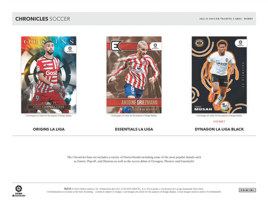2022/23 Panini Chronicles Soccer Multi-Pack 12 Pack Box