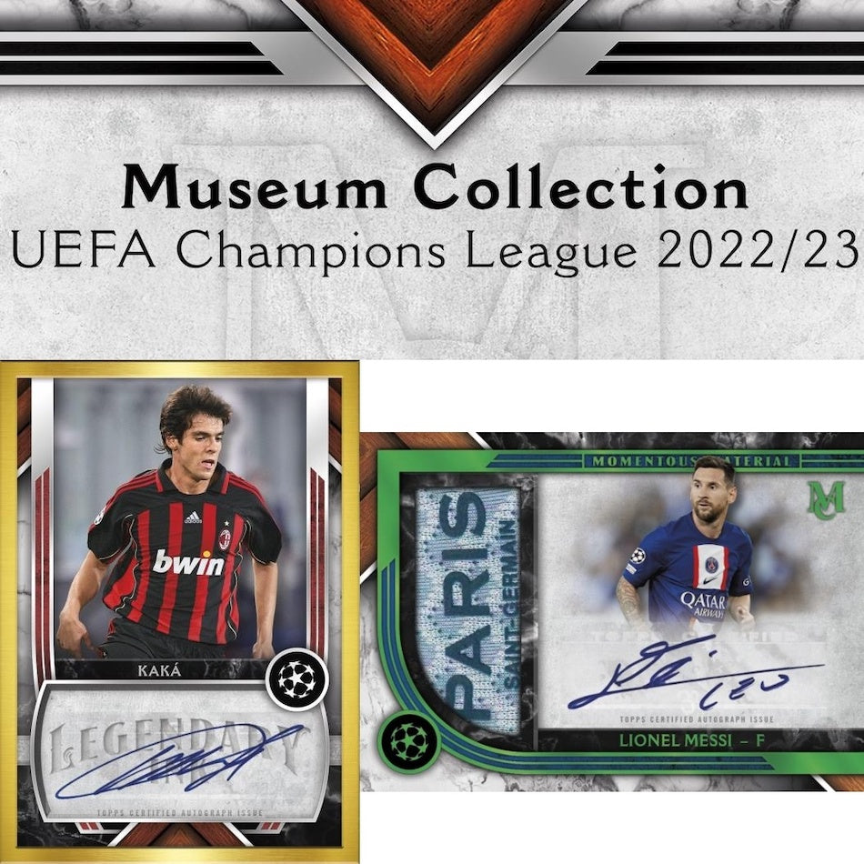 2022/23 Topps Museum Collection UEFA Champions League Soccer Hobby Box