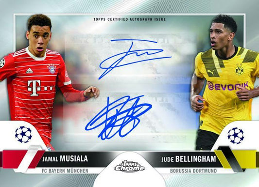 2022/23 Topps Chrome UEFA Club Competitions Soccer Hobby LITE Box