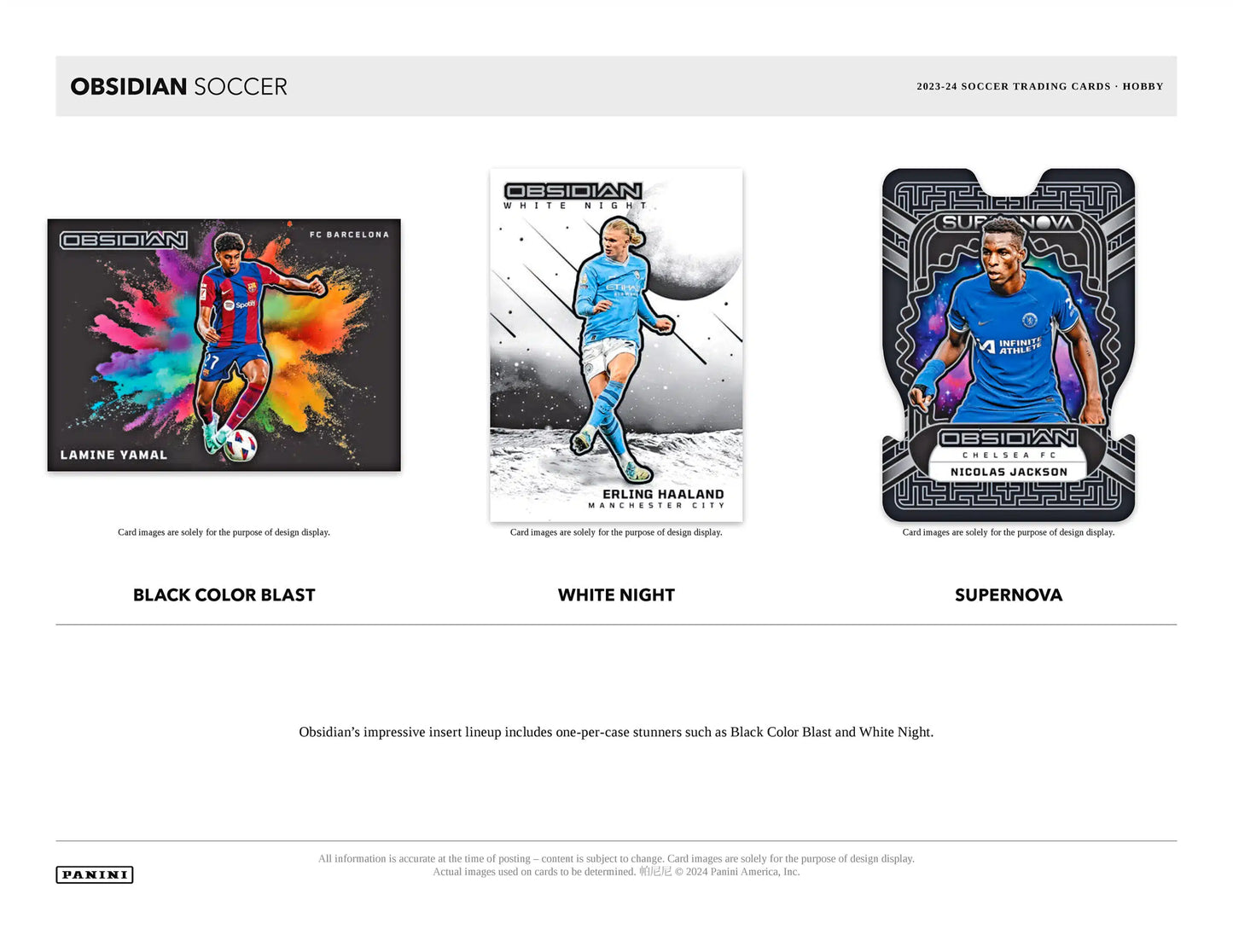 2023/24 Panini Obsidian Soccer Hobby Box