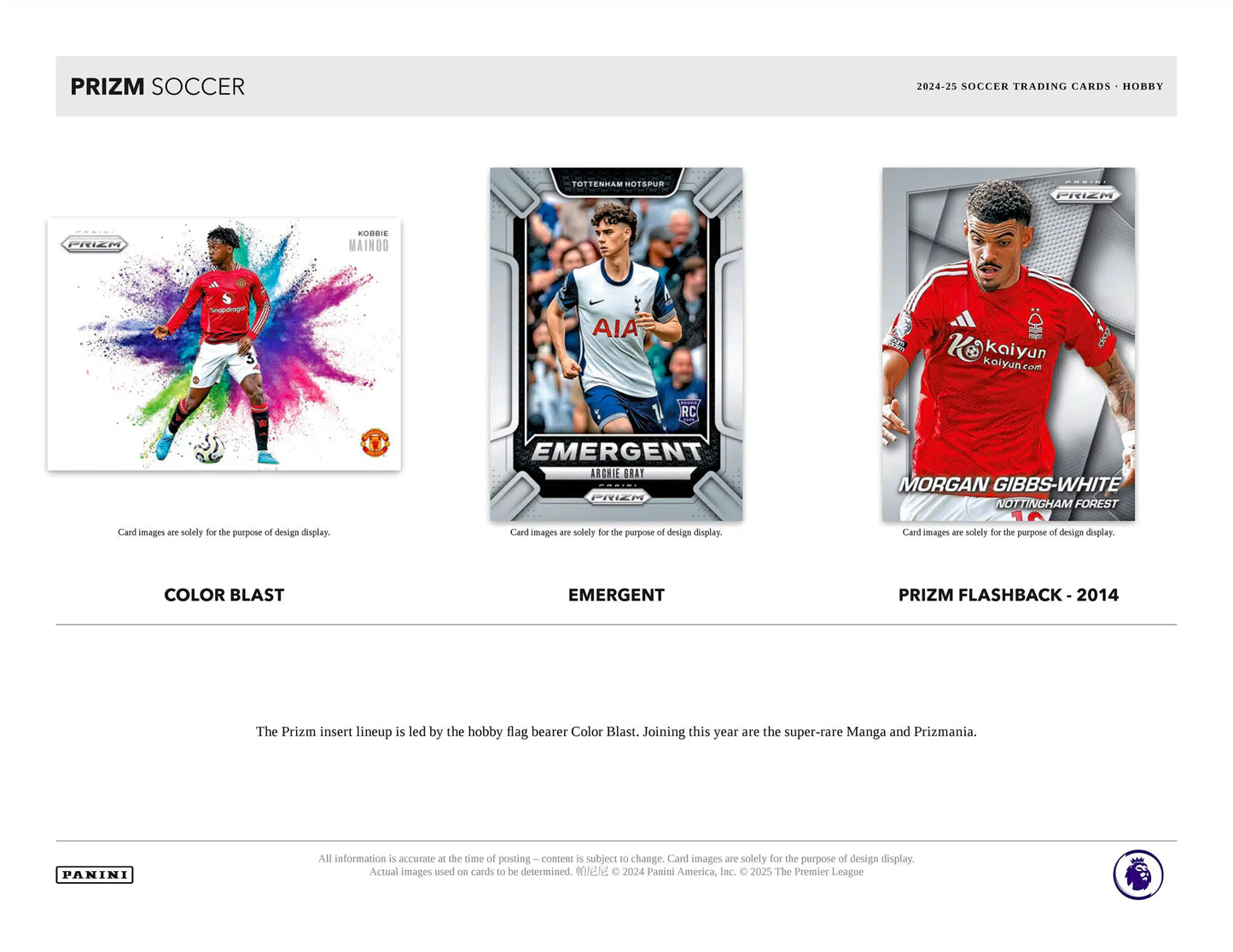 Panini Prizm Premier League 2024/25 FOTL Hobby Box