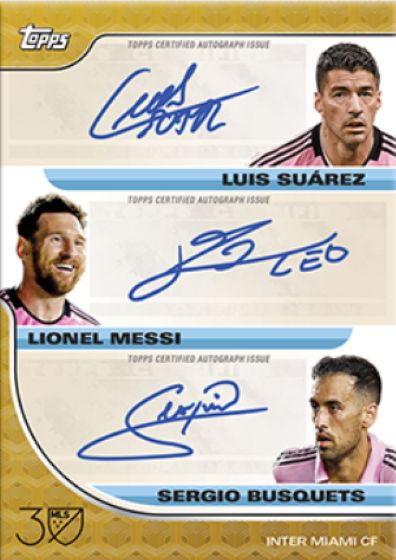 2025 TOPPS MLS 30th Anniversary Collection Box (1 AUTO)