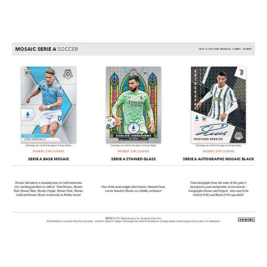 2020-21 Panini Mosaic Serie A Soccer Hobby Box