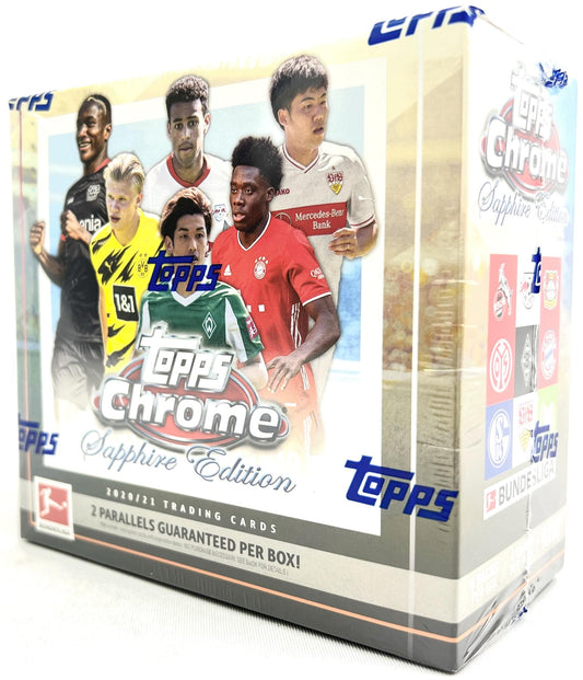 2020/21 Topps Chrome Bundesliga Sapphire Edition Soccer Hobby Box - image 2