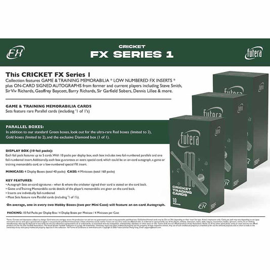 2026 Futera Cricket FX Series 1 Hobby - Pre order