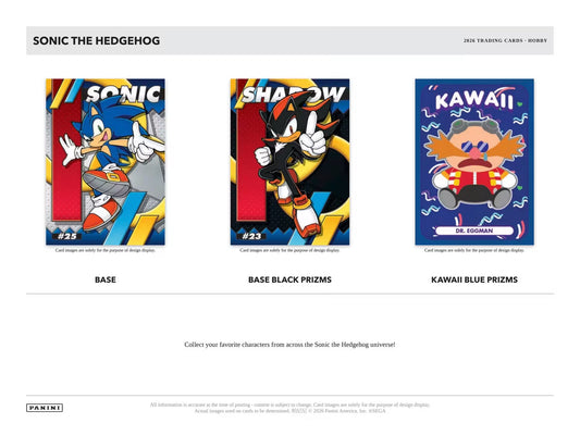 Panini Sonic the Hedgehog Hobby 2026 Case