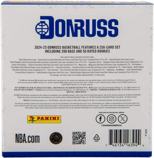 2024-25 Panini Donruss NBA Basketball Mega Box
