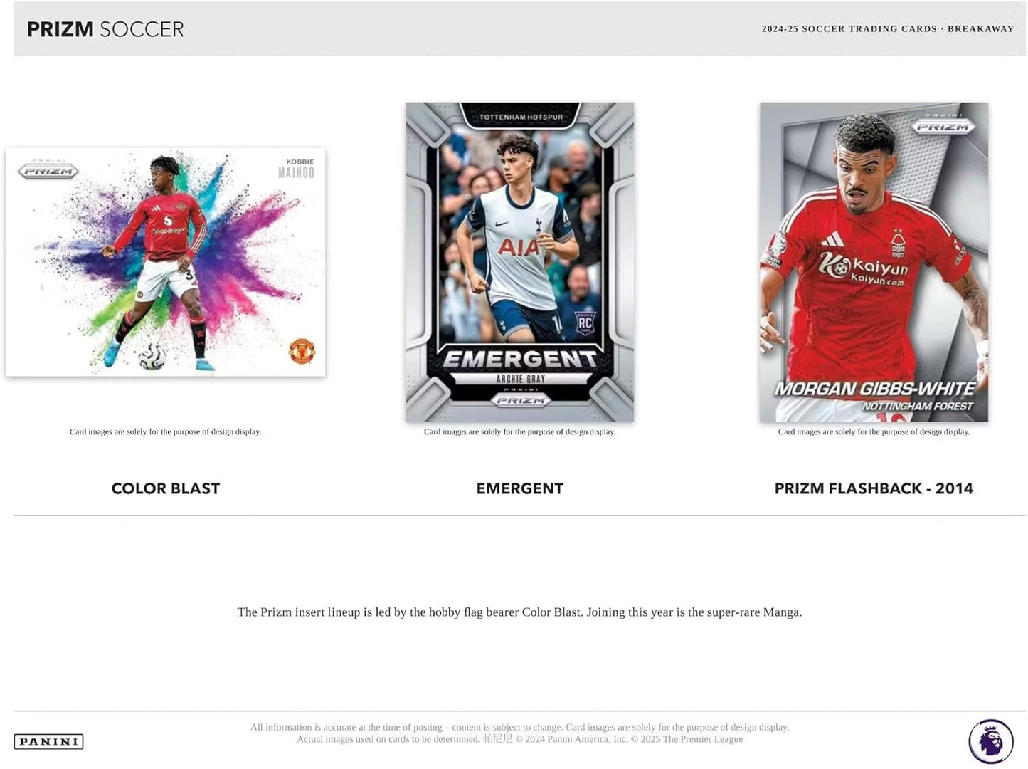 Panini Prizm Premier League 2024/25 Breakaway Box