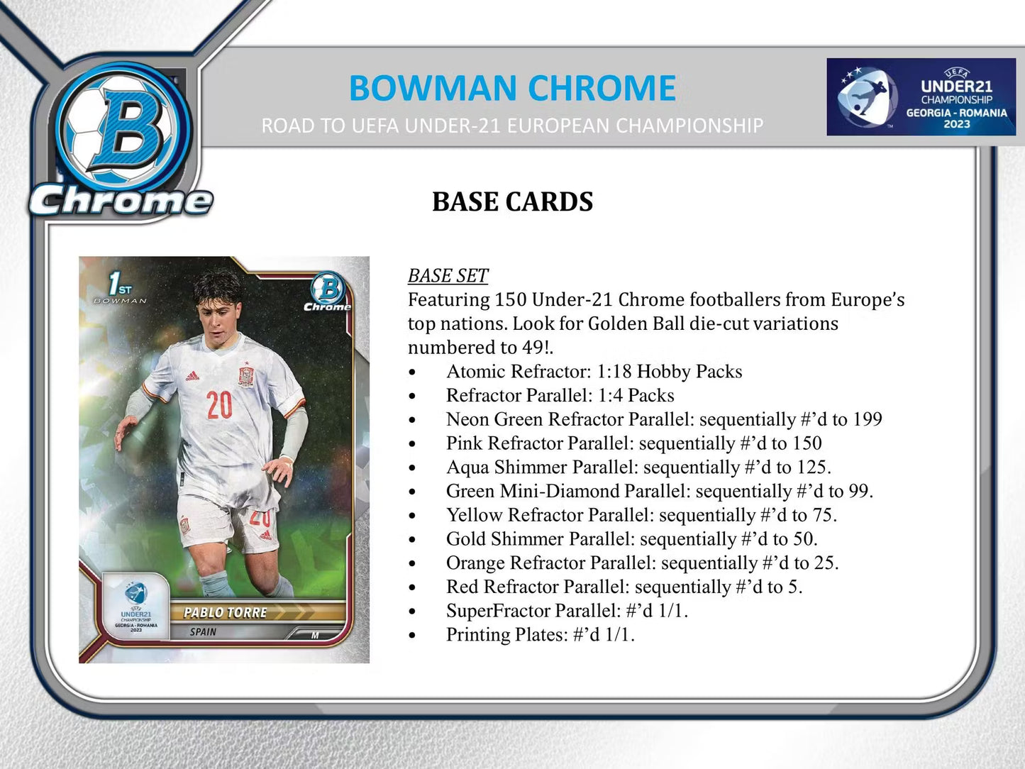 Topps Chrome Bowman Road to UEFA U21 Euros 2022 Hobby Box