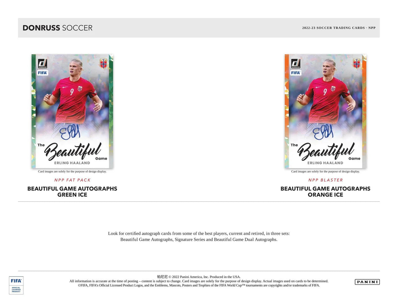 2022/23 Panini Donruss Soccer Jumbo Fat Pack