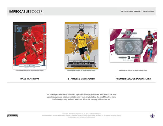 Panini Impeccable Soccer 2023/24 Hobby Case