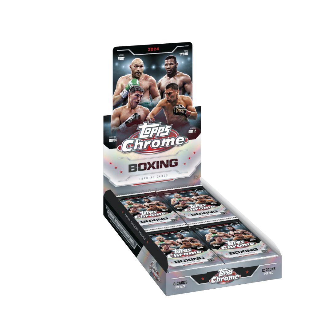 2024 Topps Chrome Boxing Hobby Sealed Case
