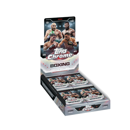 2024 Topps Chrome Boxing Hobby Sealed Case