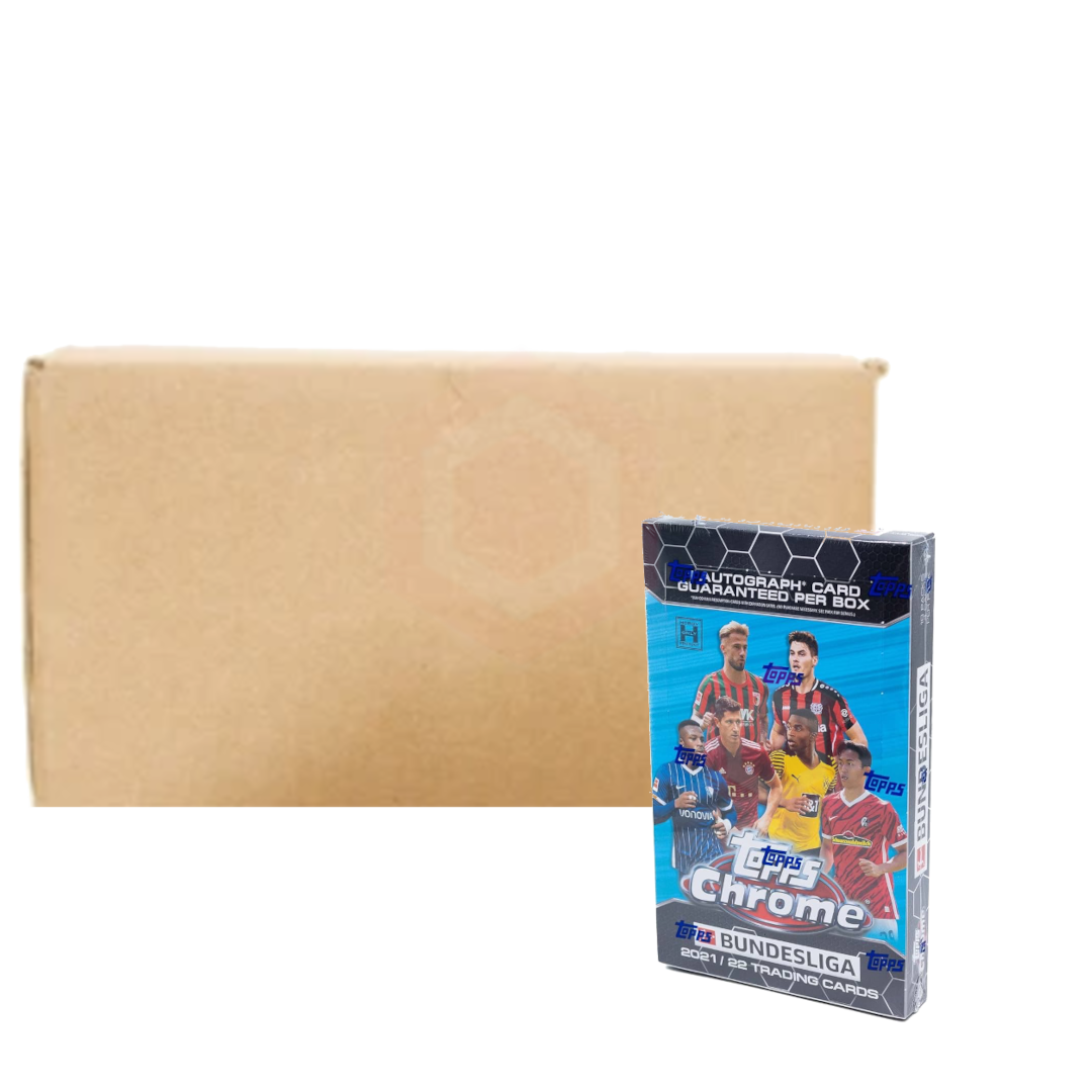 Topps 2021/22 Chrome Bundesliga Soccer Hobby Case