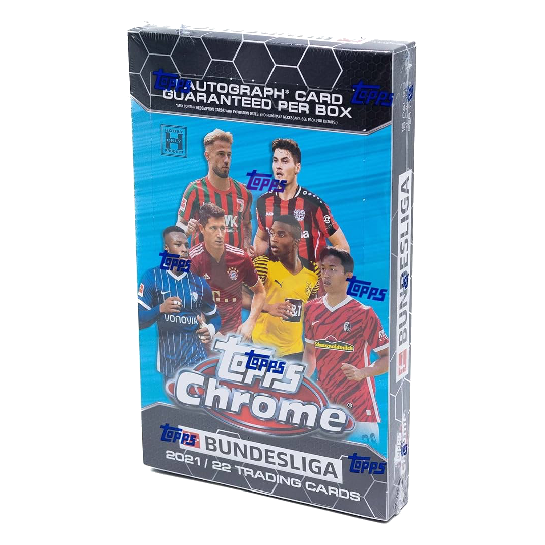 Topps 2021/22 Chrome Bundesliga Soccer Hobby Box