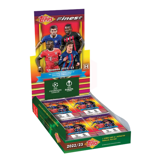 Topps Finest 2022/23 UEFA Club Competitions Hobby 6x Box Case