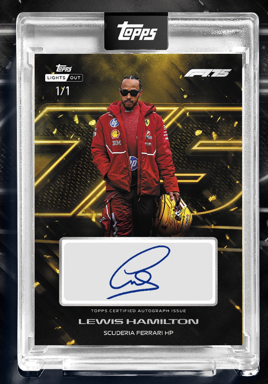 Topps F1 Lights Out 2025 Box London Exclusive