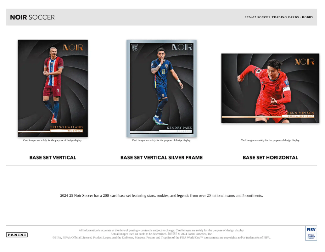 Panini Noir Soccer 2024/25 Case - Pre order