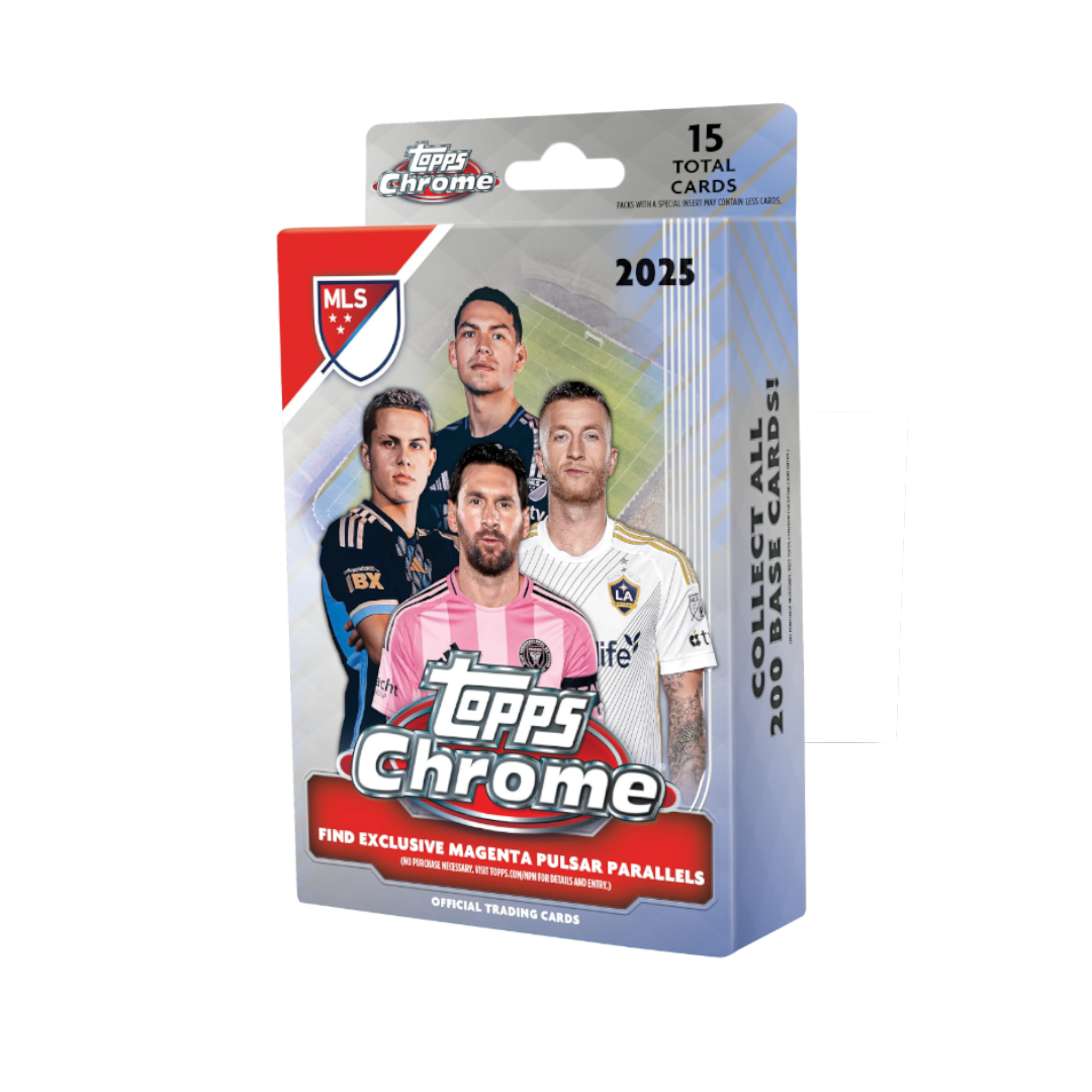 2025 Topps Chrome MLS Soccer Hanger Box