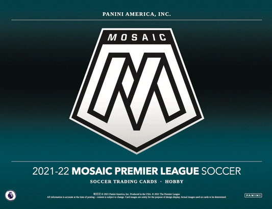 2021/22 Panini Mosaic Premier League EPL Soccer Mega Box