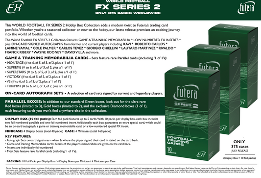 Futera World Football FX Series 2 Master Case - Pre order