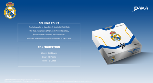 Daka Real Madrid Final Whistle 2025/26 Hobby Box Case
