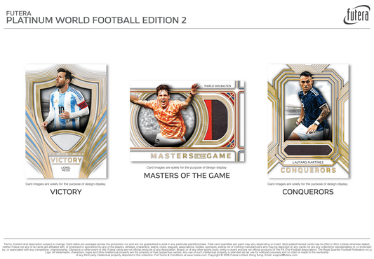 Futera Platinum World Football Edition 2 Hobby Box