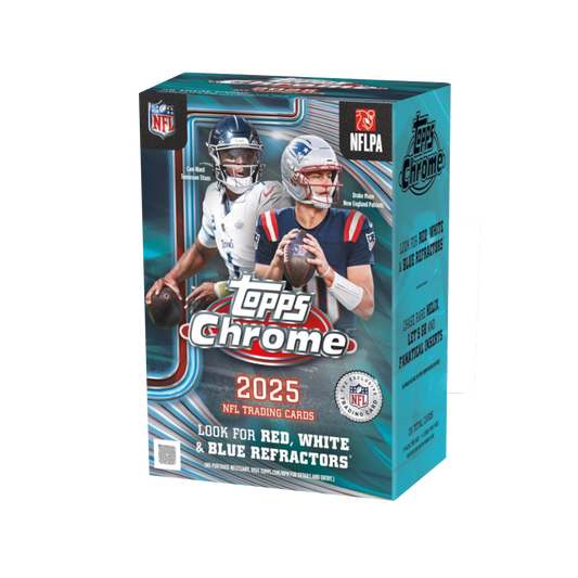 Topps Chrome NFL Football 2025 Value Box Case