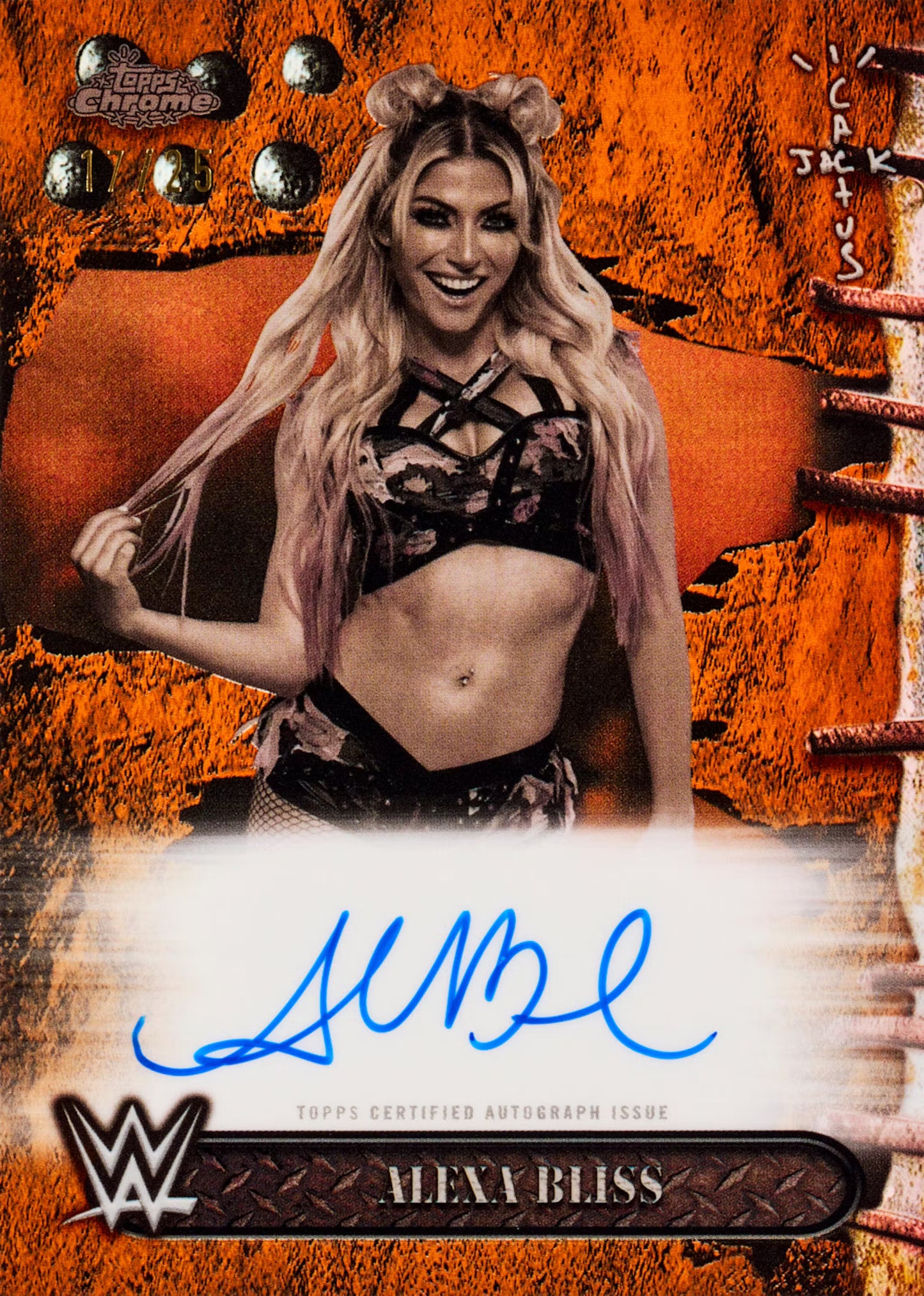 2025 Topps Chrome WWE x Cactus Jack - Hobby Box