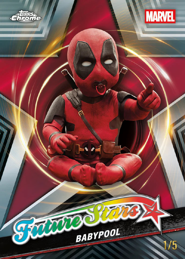2025 Topps Chrome Deadpool Value Box - Pre Order