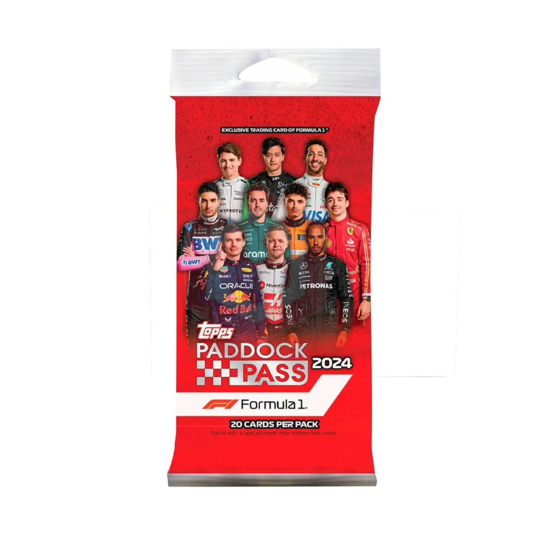2024 Topps Paddock Pass F1 Formula 1 Racing, Jumbo Value Hanger Fat Pack
