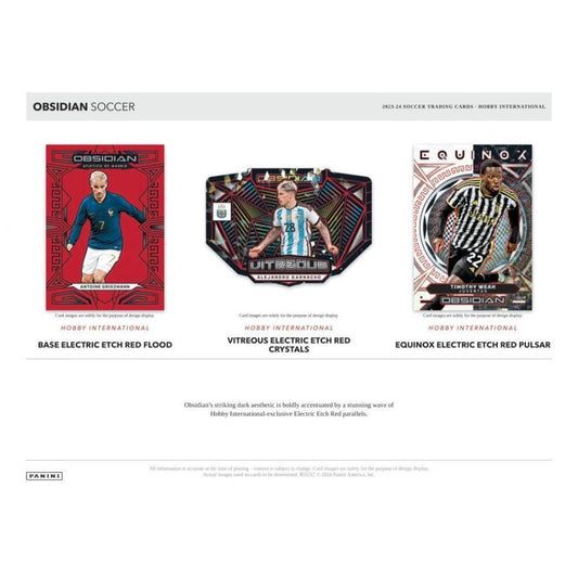 2023/24 Panini Obsidian Soccer International Hobby Box