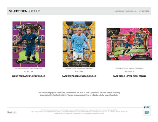 2023/24 Panini Select FIFA Soccer 6-Pack Blaster Box