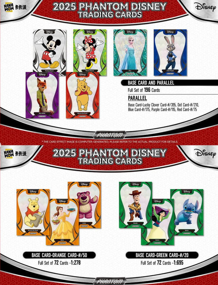 2025 KAKAWOW PHANTOM Disney Sealed New Factory Case - Pre order
