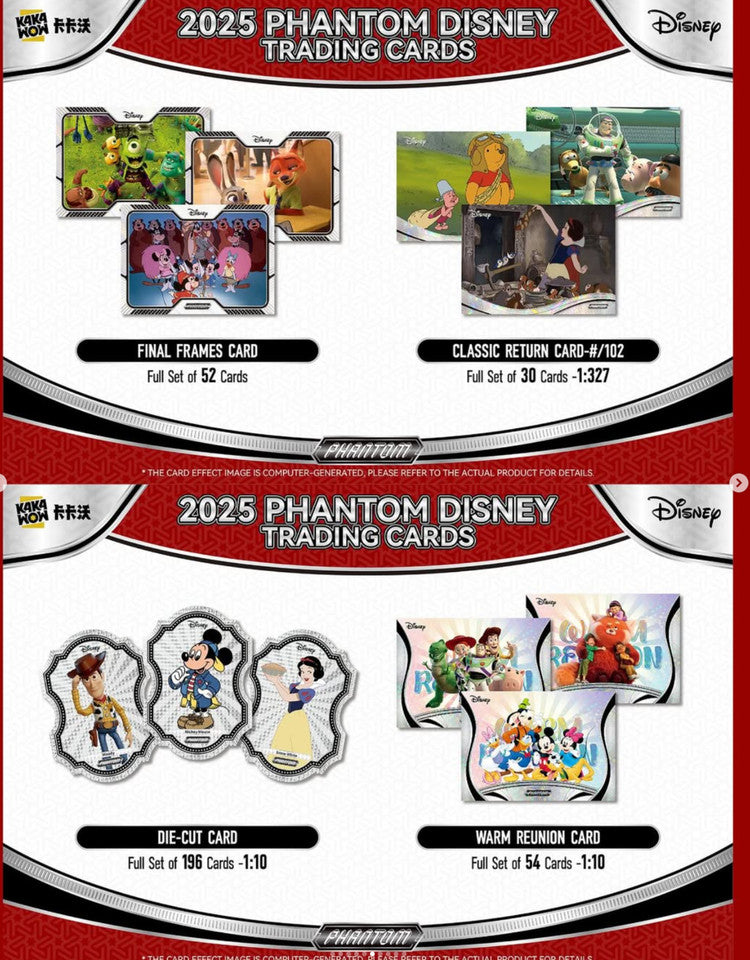 2025 KAKAWOW PHANTOM Disney Sealed New Factory Case - Pre order