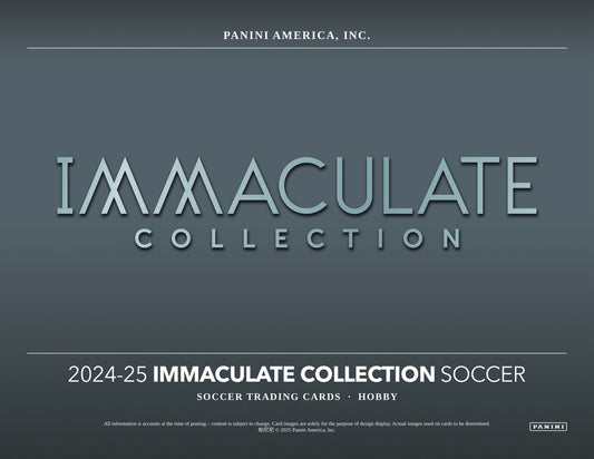 Panini Immaculate Soccer 2024/25 Hobby Case - Sell Sheet Page 1
