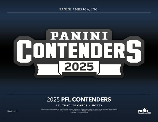 Panini Contenders PFL 2025 Hobby Box - Sell Sheet Page 1