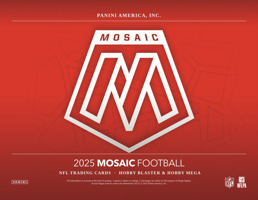 Panini Mosaic Football Hobby 2025 Blaster Box - Sell Sheet Page 1