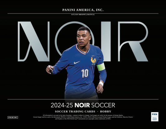 Panini Noir Soccer 2024/25 Case - Sell Sheet Page 1