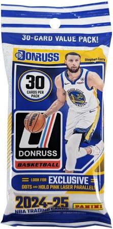 2024-25 Panini Donruss NBA Basketball Fatpack Cello Box