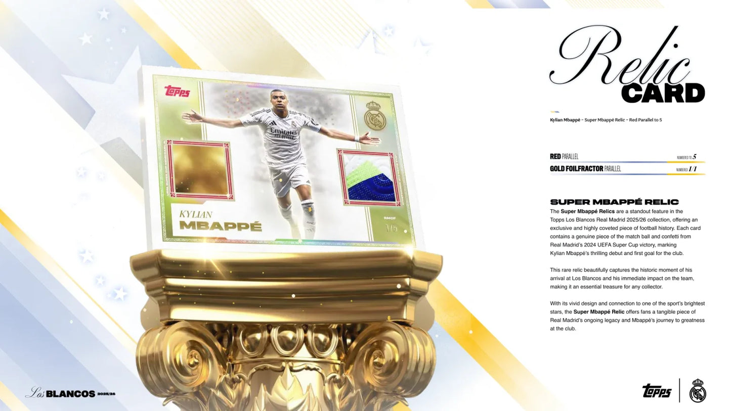 Topps Real Madrid Los Blancos 2025-26 Hobby Box - Pre Order