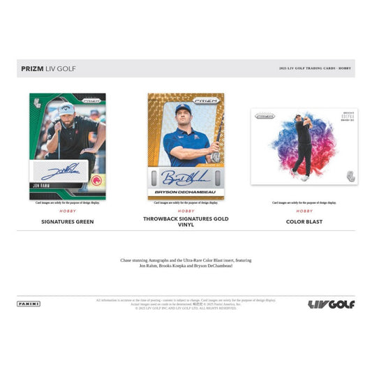2025 Panini Prizm LIV Golf Hobby Box