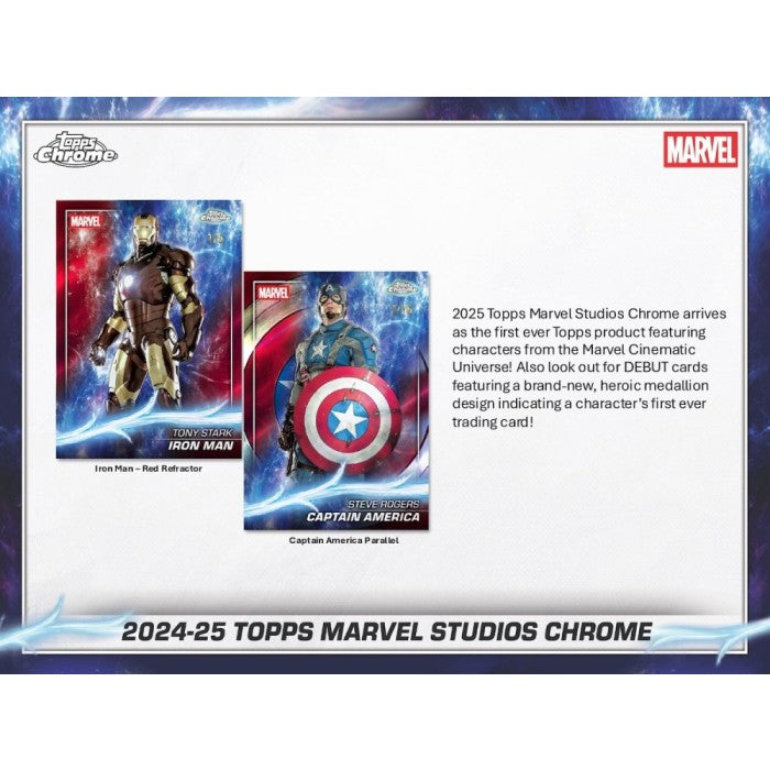 2025 Topps Marvel Studios Chrome Hobby Box