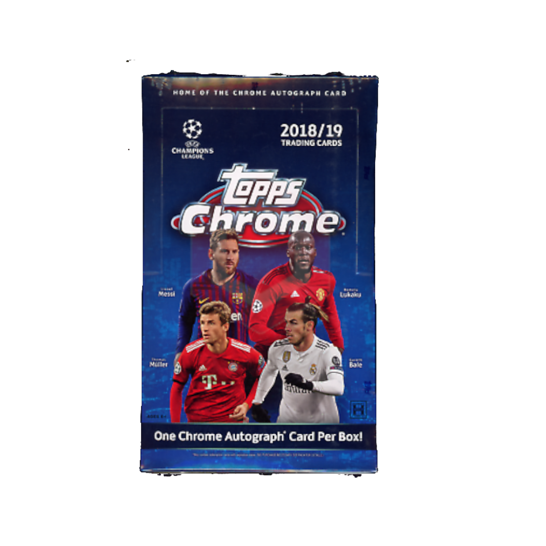 2018/19 Topps Chrome UEFA Champions League Soccer Hobby Box