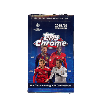 2018/19 Topps Chrome UEFA Champions League Soccer Hobby Box