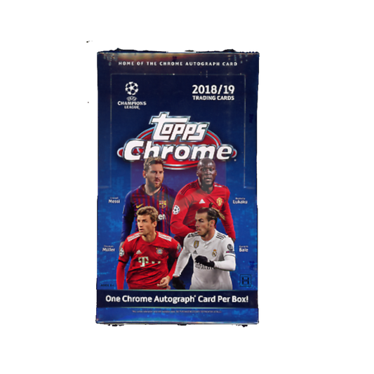 2018/19 Topps Chrome UEFA Champions League Soccer Hobby Box