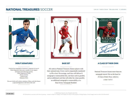 2018 Panini National Treasures Soccer Hobby Box