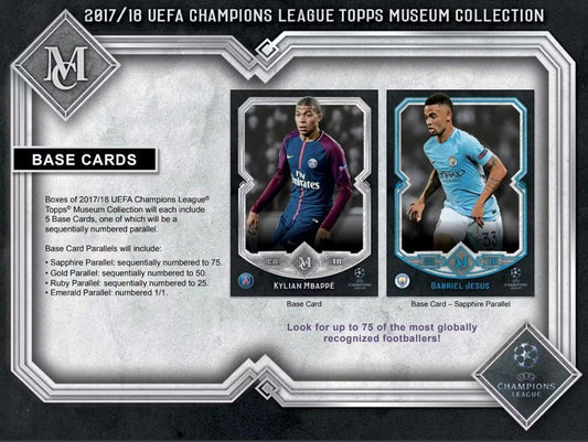 2017/18 Topps UEFA Champions League Museum Collection Soccer Hobby Box